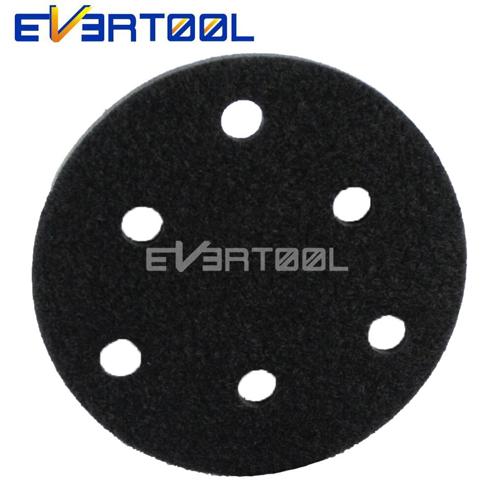 6 Holes 125mm Soft Sponge Interface Pad