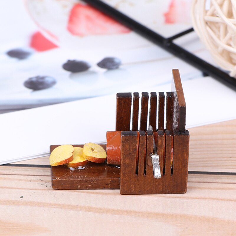 1:12 Doll House Miniature Mini Bread Slicer Model Kitchen Accessories