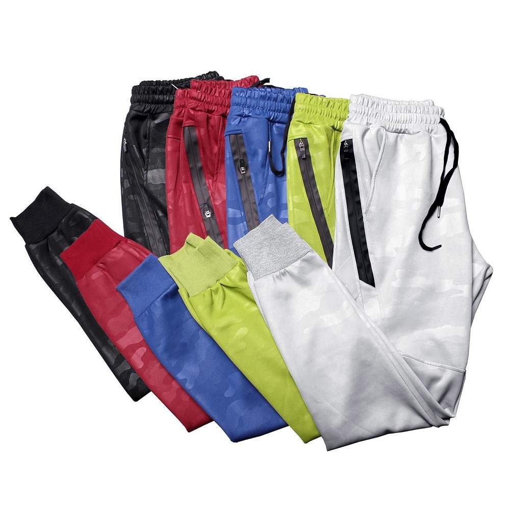 Pantaloni Casual larghi di grandi dimensioni pantaloni spessi autunno inverno da uomo stampa mimetica Bouquet piedi pantaloni sportivi pantaloni da guardia uomo Jogger