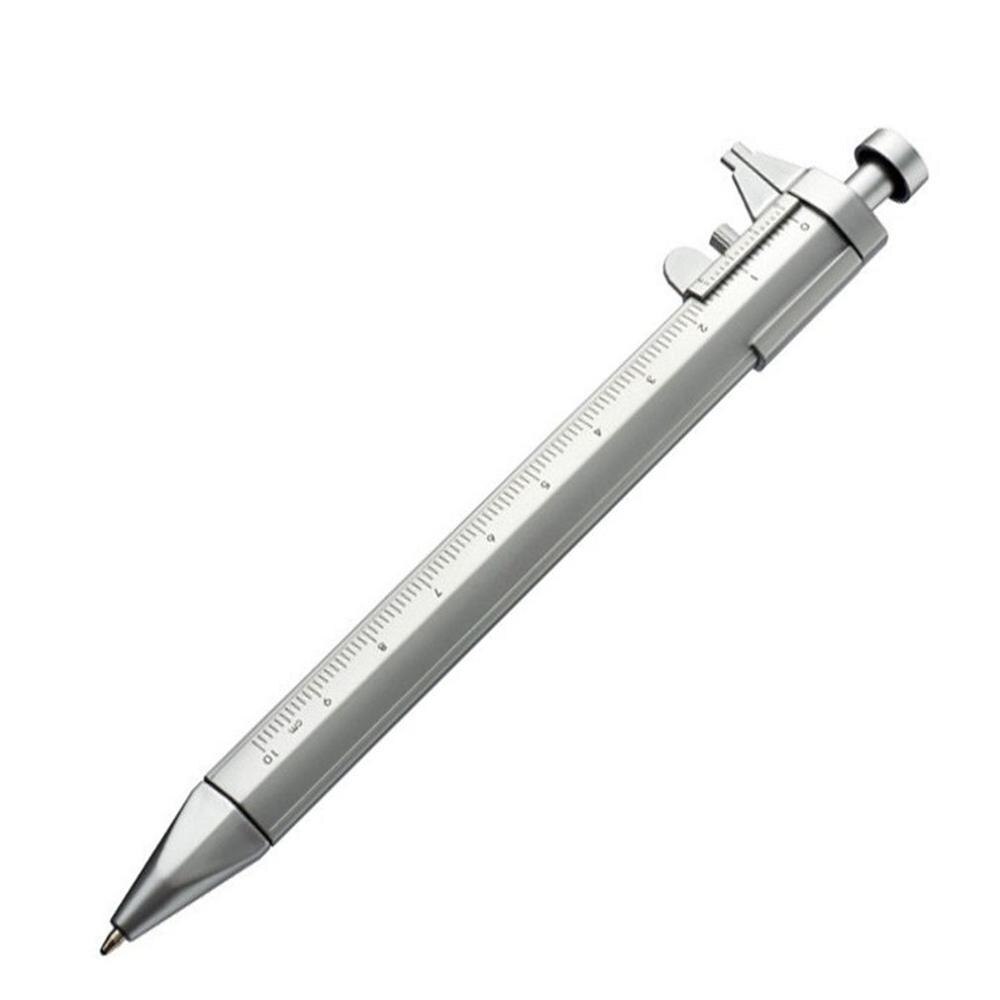 Multifunction Gel Ink Pen Vernier Caliper Roller Ball Pen Stationery Ball-Point Practical Portable Ball-Point 0.5mm Hand Tools: Default Title