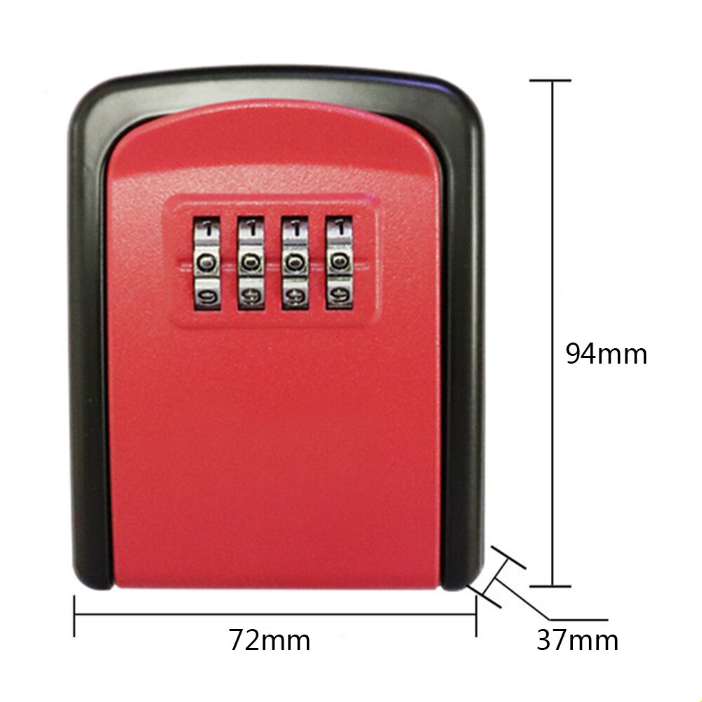 Wand Montieren Key Storage Box 4 Digit Kombination Passwort Security Code Geheimnis Lock Organizer Home Key Safe Box Zubehör: Style 4
