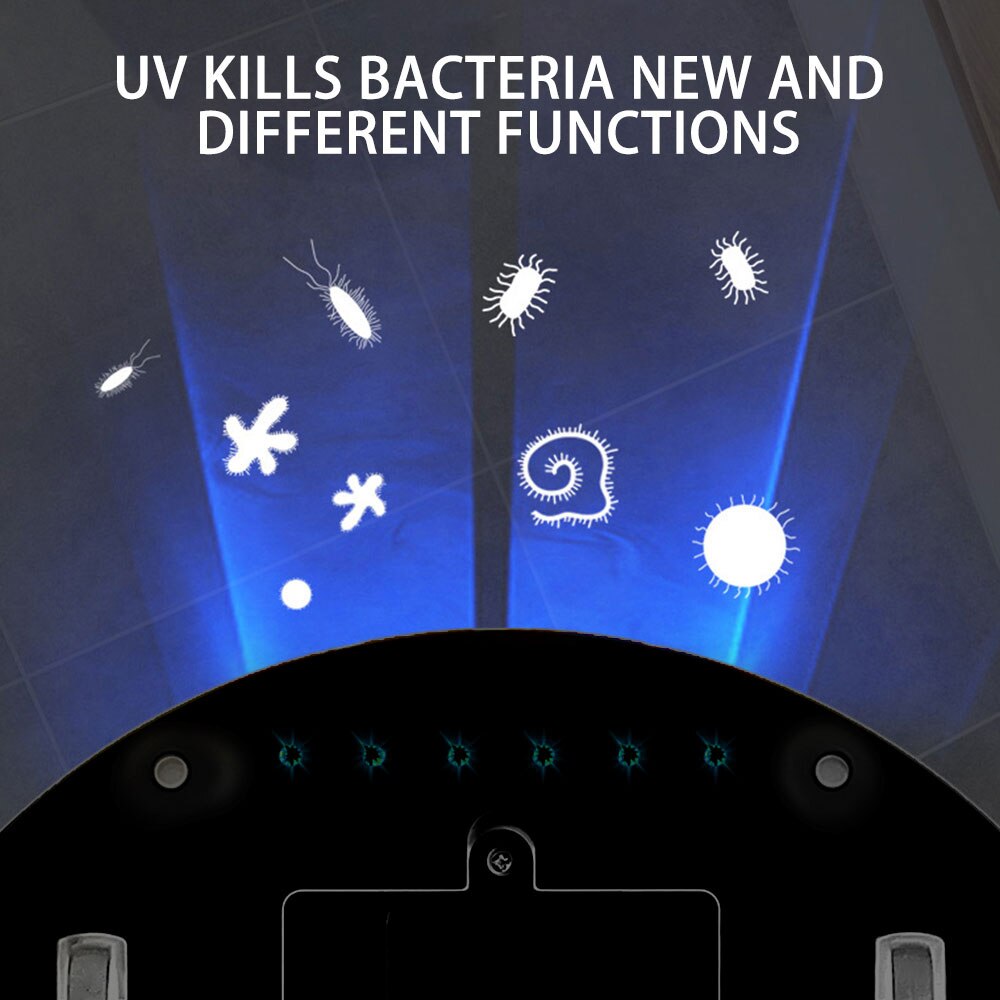 4 IN1 Smart Robot Vacuum Cleaner UV Disinfection Vacuum Cleaners Home Multifunctional Wireless Sweeping Robot Cleaner USB Charge