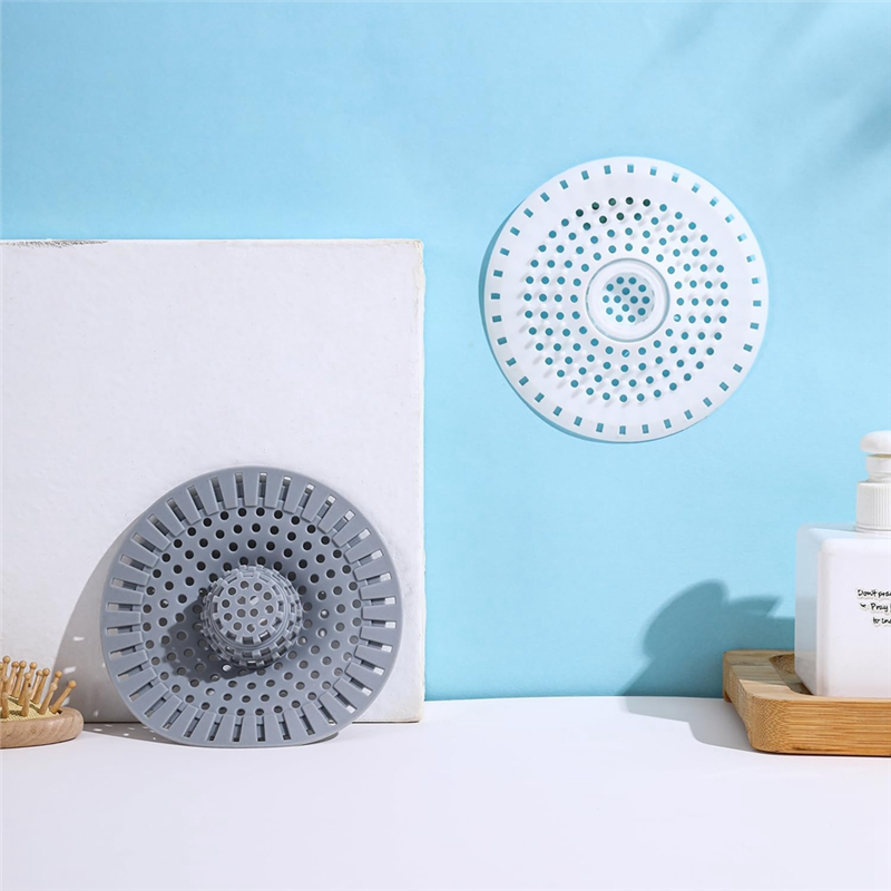 M12K - Pokrywa odpływu prysznica 3 szt. Sitko odpływu wanny, 5-calowy łapacz włosów, gumowy korek robić wanny robić łazienki i kabiny prysznicowej