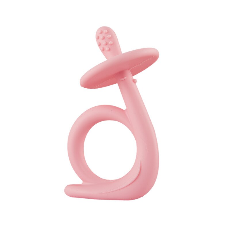 Baby molars stick children bite Lok gum baby molars toys maternal and infant supplies: Pink