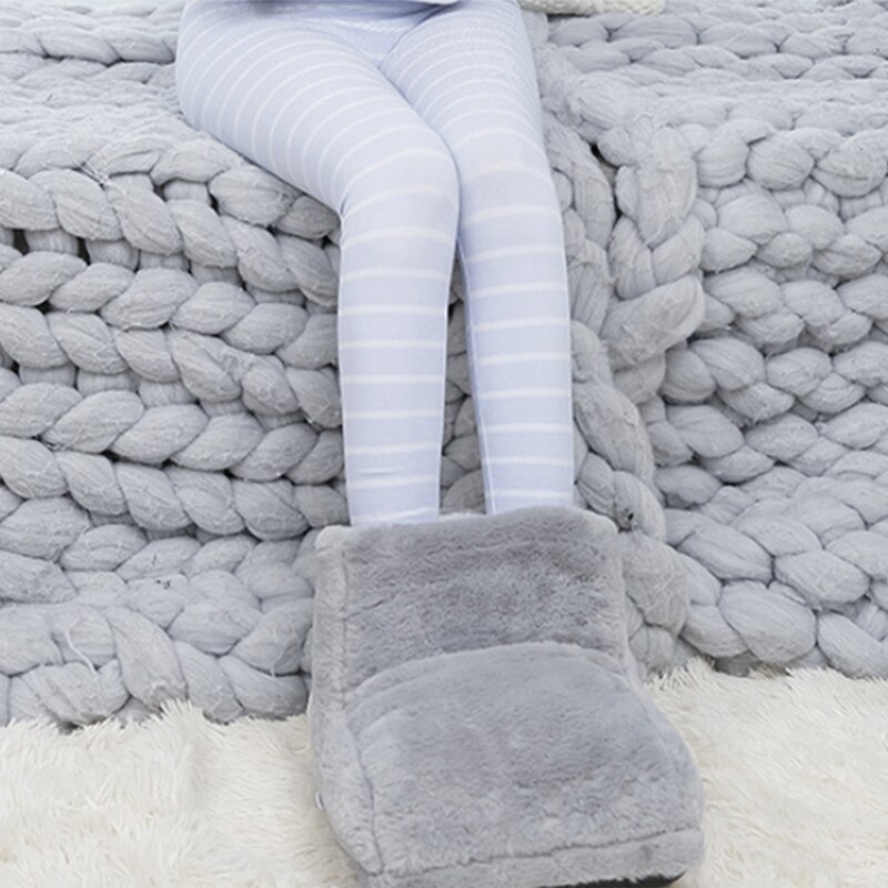 Elektryczny podgrzewacz nożny USB wbudowany podgrzewacz czasowy oszczędzanie energii bezpieczny początek ciepła nakładka ochronna na buty poduszka elektryczna stóp (1 para)