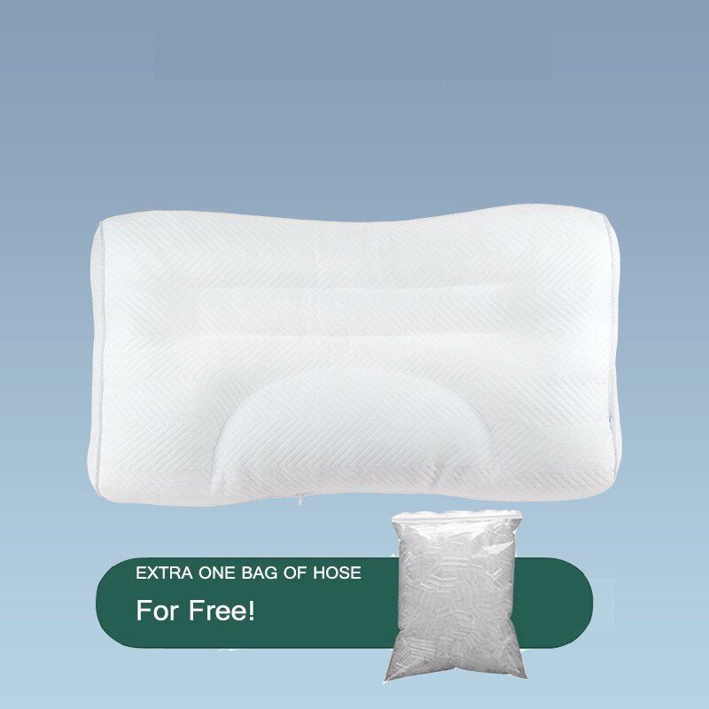 Oreiller Cervical orthopédique de Style japonais | Oreiller Cervical ergonomique 50*30CM de Style japonais, oreiller de cou ajustable en PE, housse en coton, oreiller de couchage