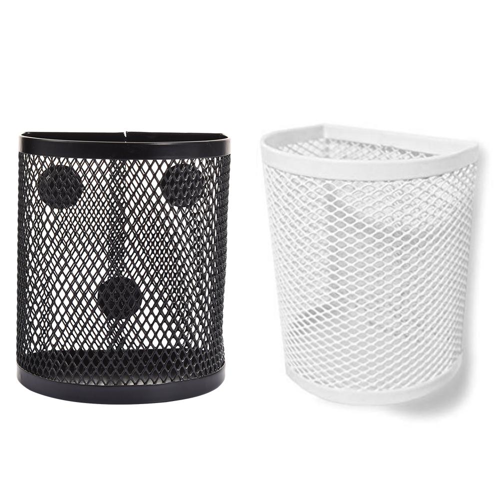 Metal Wire Mesh Magnetic Basket Pen Holder Storage Box Pen Pencil Organizer For Whiteboard Refrigerator Locker Accessories