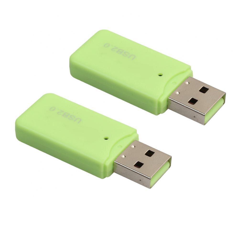 Usb colorido adaptador de alta velocidade usb 2.0 cartão lido para micro sd flash tf leitor de cartão de memória microsd transflash para adaptador