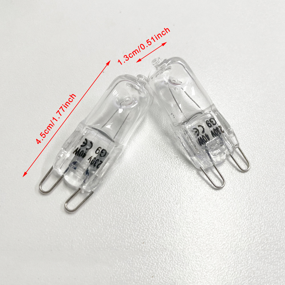 2-10Stck 220V-240V Halogen G9 Kapsel Glühbirnen 25W 40W Energiesparlampen Warmweiß