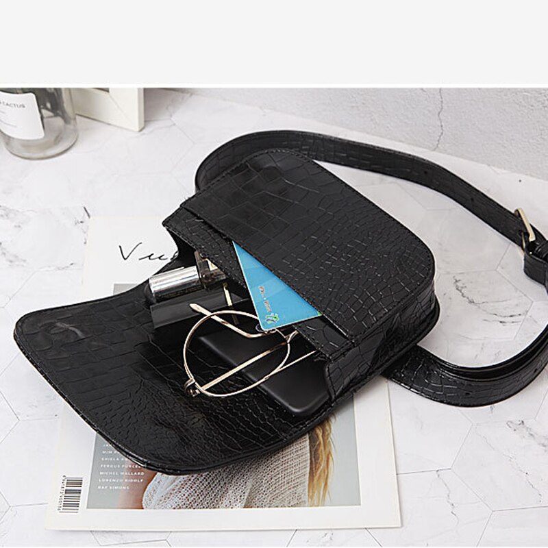 Bags For Women Waist Bags Animal Print Women Purse Pu Leahter Shoulder Bags Crocodile pattern Waist Belt Female Purse T30