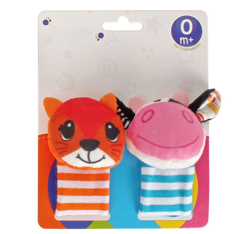 Ebene Baby Glocke Spielzeug Nette Plüsch Handgelenk Band Plüsch Spielzeug Tiere Spielen Gurt Baby Rasseln Hand Kleinkind Spielzeug Kind für 0 12 Monate: Handgelenk Band CM025