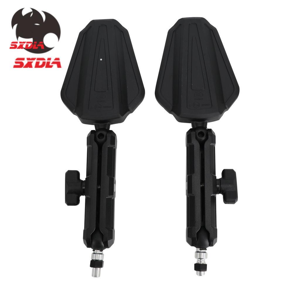 Espelho retrovisor para motocicleta, espelho lateral para ktm adv honda kawasaki versys klr650 benelli trk rally universal
