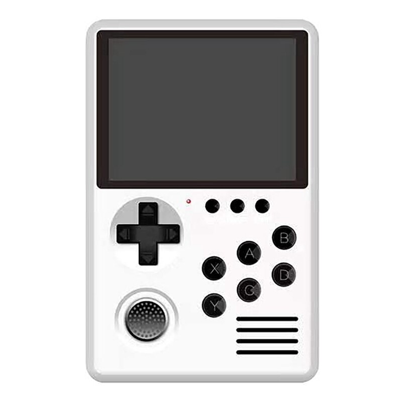 Consola de juegos M3S con más de 1500 juegos, consola de juegos Retro de 16 bits, Mini juego portátil con tarjeta TFCard para para niños: White