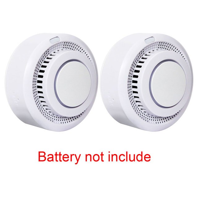 Smoke Detector Fire Smoke Sensor Alarm Home Security System Firefighters Tuya WiFi Smoke Alarm Fire Protection: wifi smoke - 2pcs