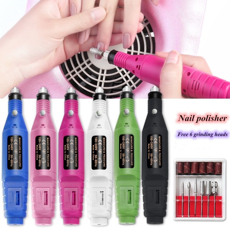 Electric Nail Drill Machine sander nail electric Manicure machine USB Charging nail drill Machine Nail File Equipment Tools