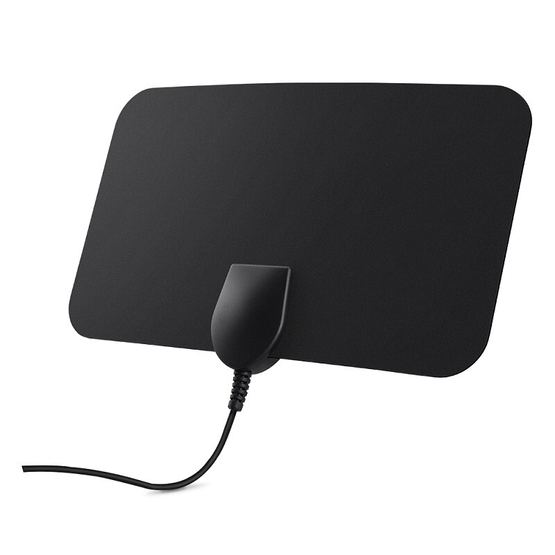 High Gain 25dBi Amplified Flat Indoor Digital HDTV TV Antenna (Aerial): Default Title