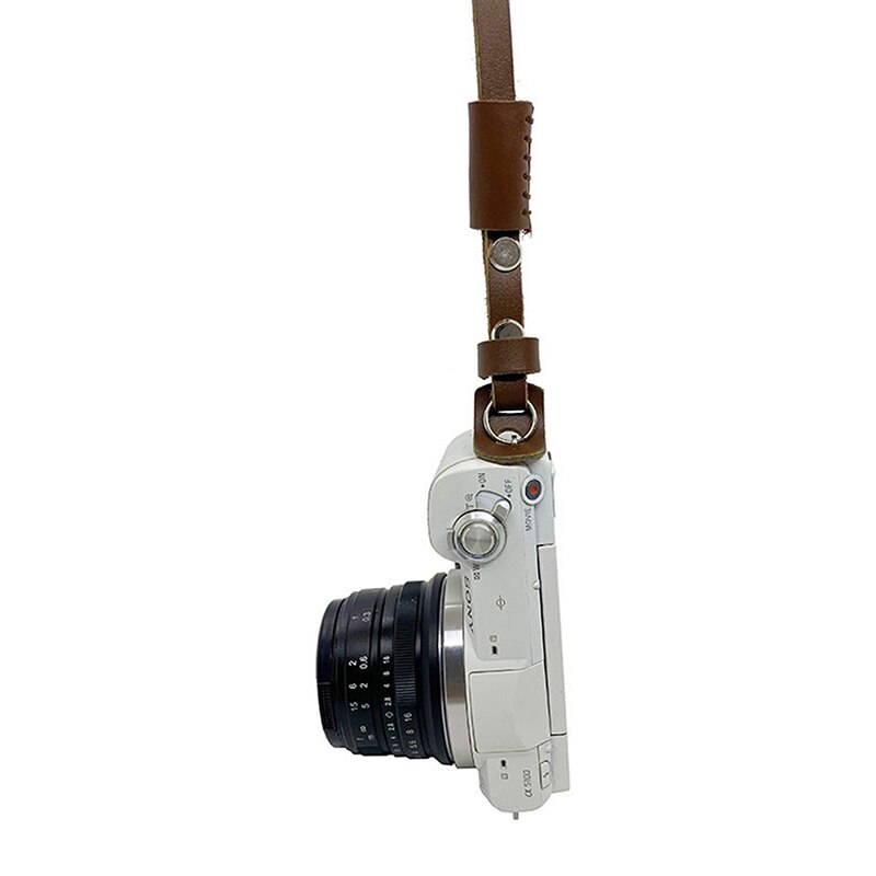 1Pc Pu Lederen Camera Strap Wrist Strap Hand Grip Touw Camera Pols Bandjes Wrist Band Lanyard Voor Digitale Camera riem Riem