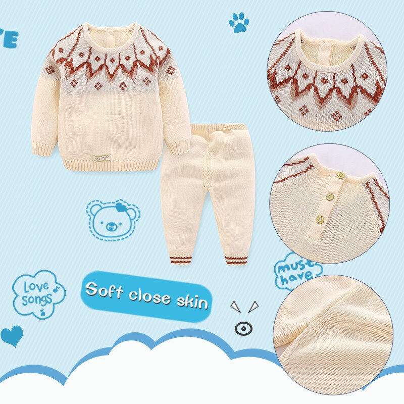 A thick cotton sweater