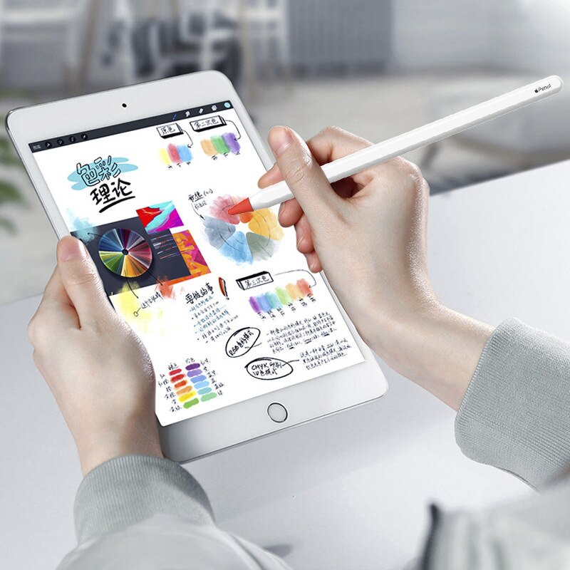 Kolorowa skóra 8 sztuk pióro stalówka ochronna pokrywa dla Apple Pencil 1 2 rysik do ekranu dotykowego dla Apple Pencil Silicone Tip Case
