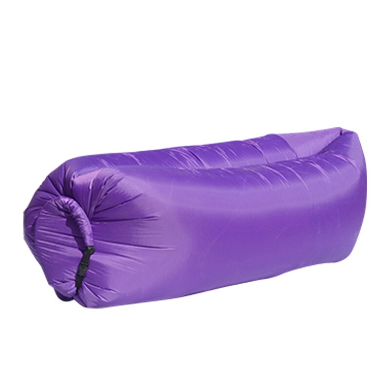 Schnelle Faltung Licht schlafsack Wasserdichte Aufblasbare tasche faul Sofa Camping schlafsäcke Luft bett Erwachsene Strand Salon Stuhl: tief Violett