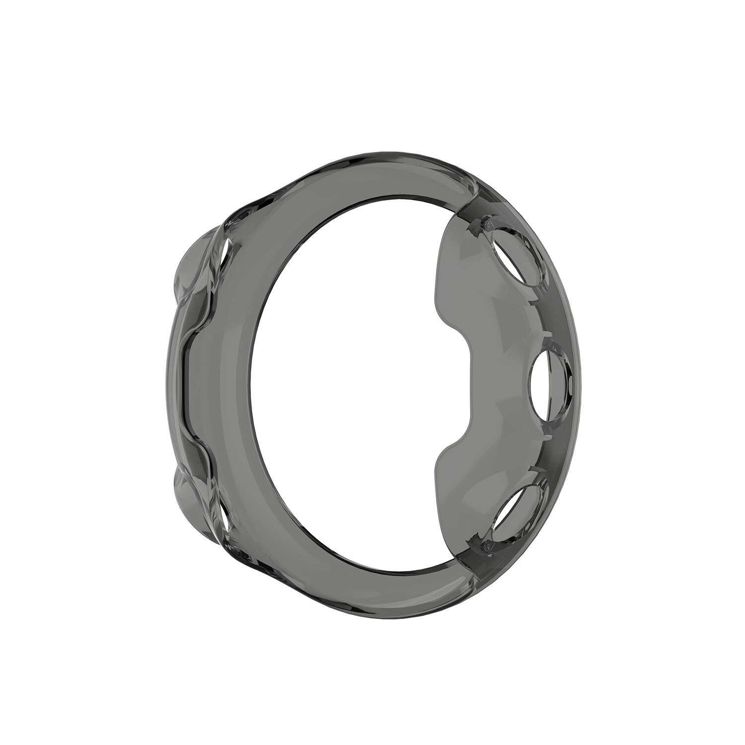 Funda de silicona para reloj inteligente Garmin forerunner 45, Protector de TPU, carcasa de marco para Garmin forerunner 45, accesorios de pulsera: Black