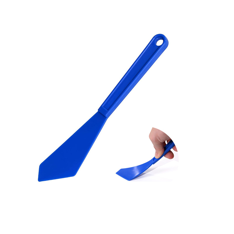 Window Tint Tools Vinyl Wrap Shank Gasket Squeegee Micro Stick Squeegee Tucking Tools for Car Window Tint Film Corner Scraper: WHITE