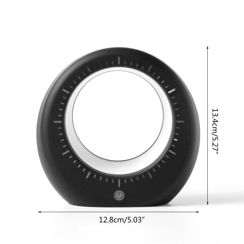 Simple Hidden Moon Night Light Alarm Clock USB Rec... Grandado
