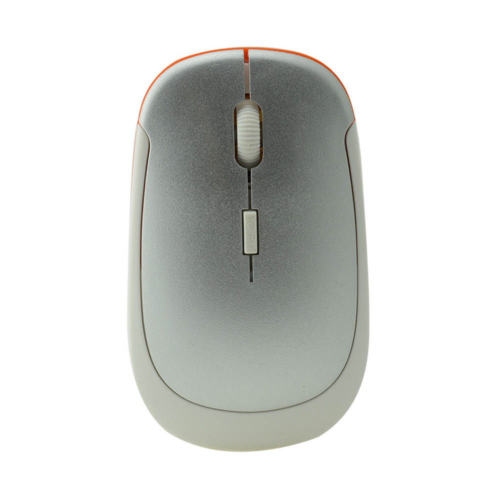 Wireless 2.4G Mouse Optical Gaming Office Mouse with USB Receiver Laptop PC Computer Ergonomic Mause Mice for Dell/Lenovo/ASUS: White