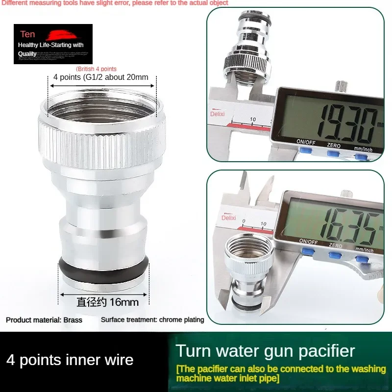 Kranadapter 24 omdreining 16 18 20 22 24 26 28 30 32mm innvendig og utvendig fintannet krankonverteringsgjengetilbehør