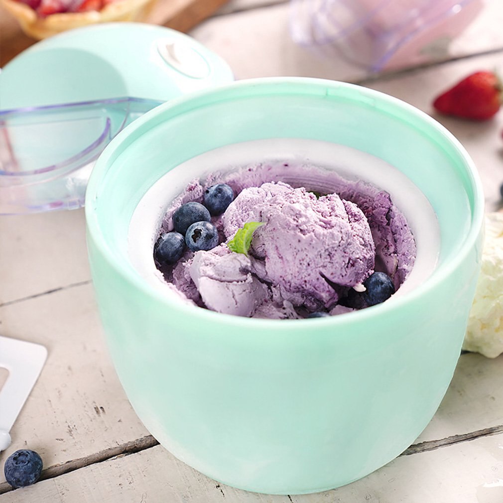 Mini Portable Ice Cream Machine 500ML Home Automatic DIY Ice Cream Machine Dessert Maker Tool