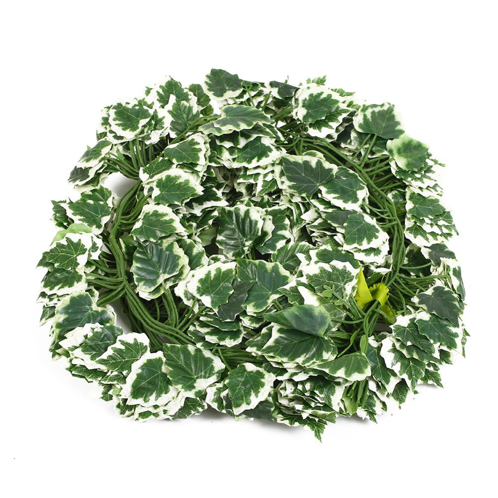 2m sztuczna kiedykolwiek zielona roślina sztuczny bluszcz liściasta winorośl ciąg wesele sufit impreza dekoracje: Cotyledon leaf