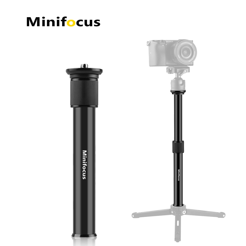 2 sezione Treppiede Tubo di Prolunga Colonna Centrale Extender Giunto Cardanico Pole Portatile Bar Telescopica Asta del Bastone per Treppiedi/Monopiede/macchina fotografica