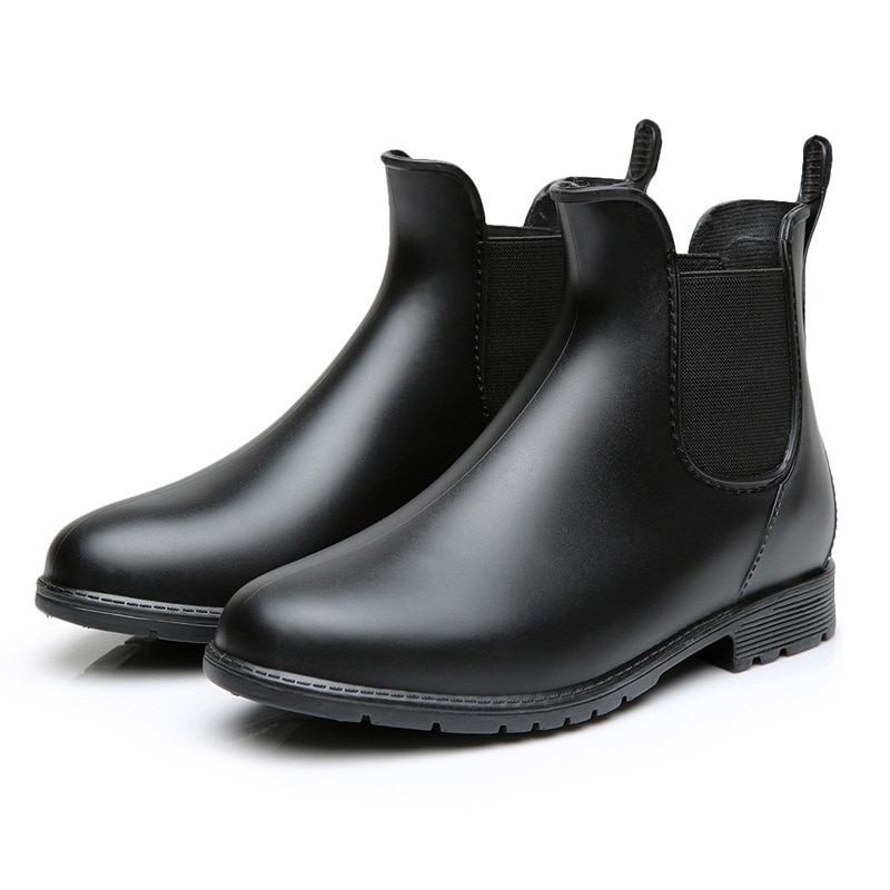 Men Rain boots man Chelsea boots male Ankle boots men Casual Boots Men rubber rain shoes Waterproof Best-selling styled2