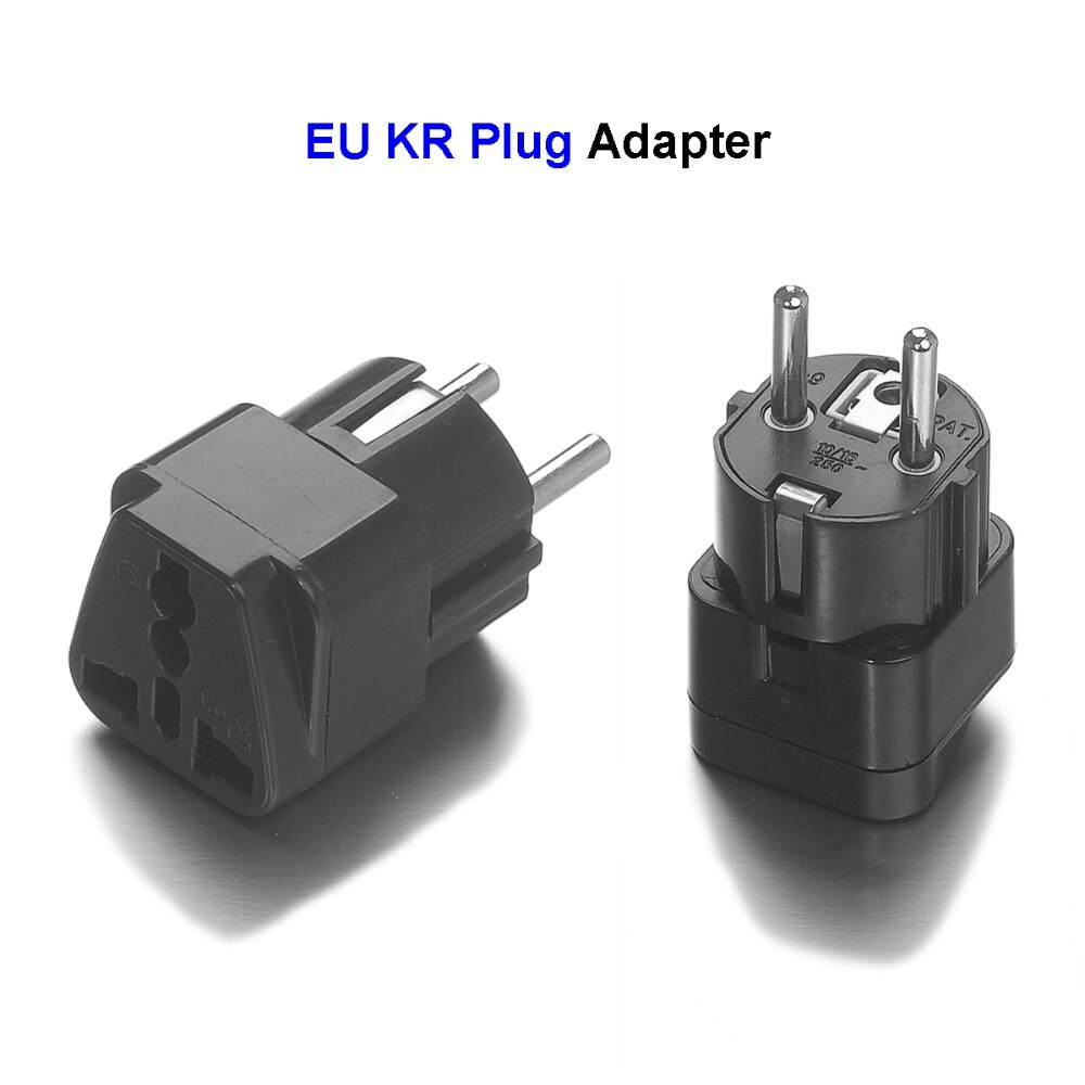 Euro Schuko AC Travel Socket Adapter Universele AU UK VS Naar EU Europese KR Israël Zwitserse Brasil Plug Adapter Converter outlet