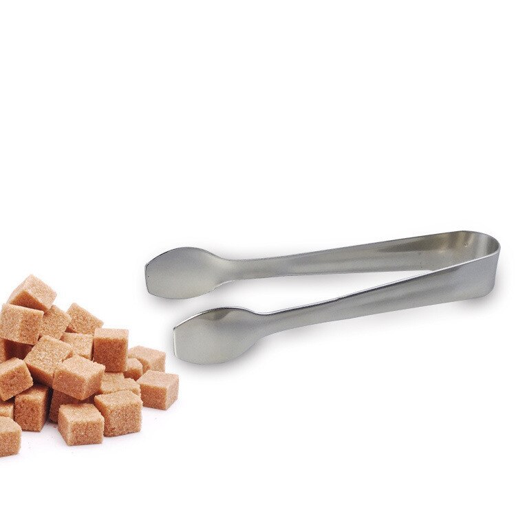Sugar Clip Stainless Steel Tweezer Mini Clamp Tong Clips Coffee Little Tea Clips Kitchen Bar Tool: B