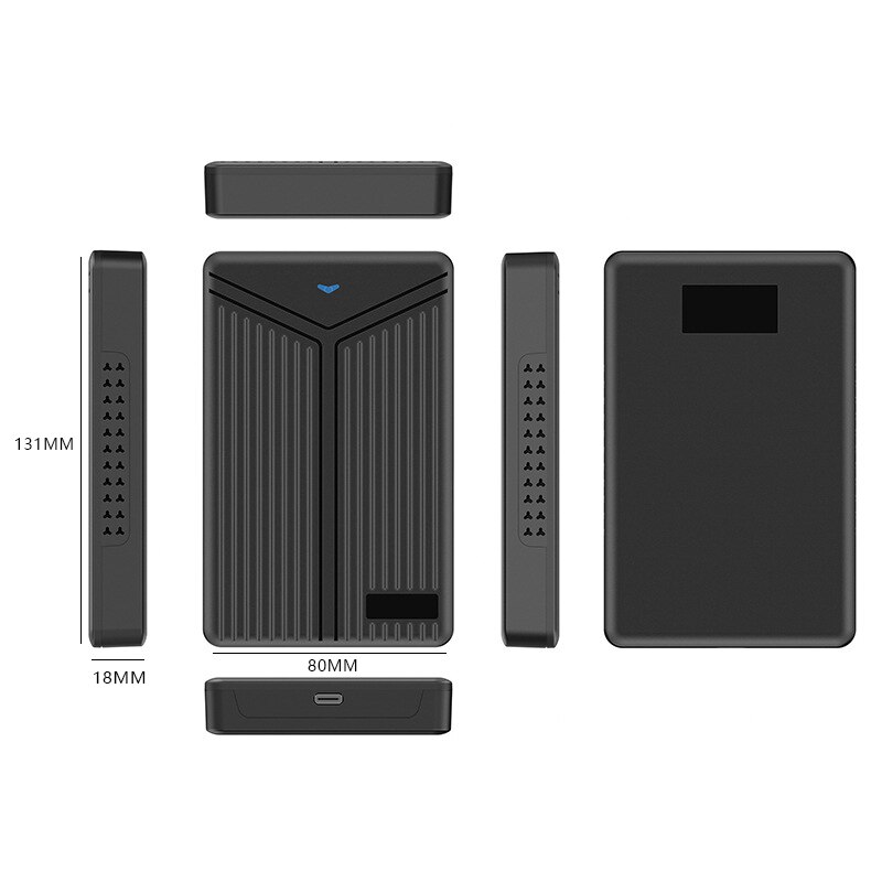 15Mm 2.5 Inch Usb 3.0-3.1 Sata Hdd Behuizing Ssd Notebook Mobiele Desktop / Notebook Kan Gebruik Harde disk Box Ondersteuning 8Tb Opslag
