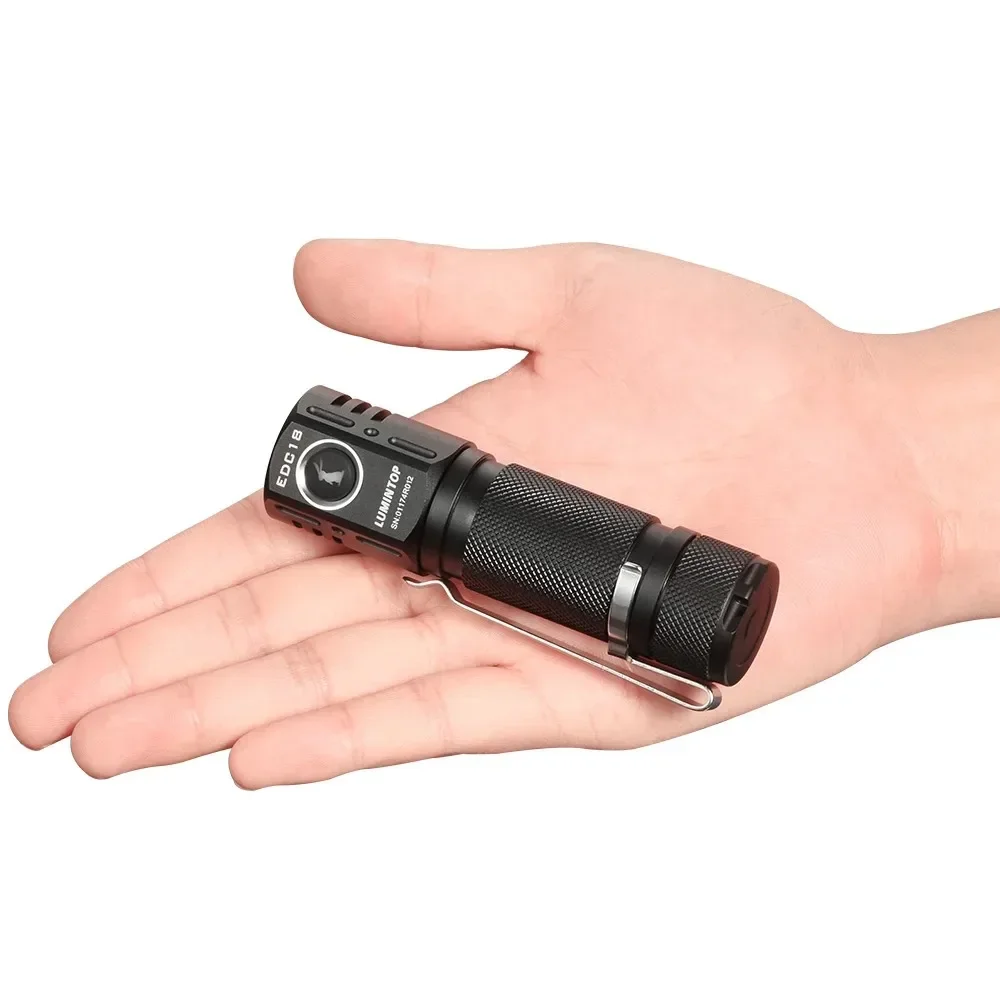 18650 Flashlight Lumintop EDC18 with triple LED TIR optical lens 2800 lumens outdoor flashlight camping EDC flashlight