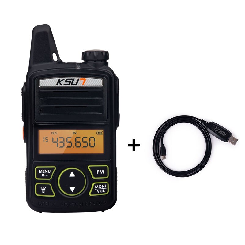 Portable Radio Set KSUN X-30TFSI Mini Walkie Talkie UHF Handheld Two Way Ham Radio Communicator HF Transceiver Amateur Handy: MLUSB