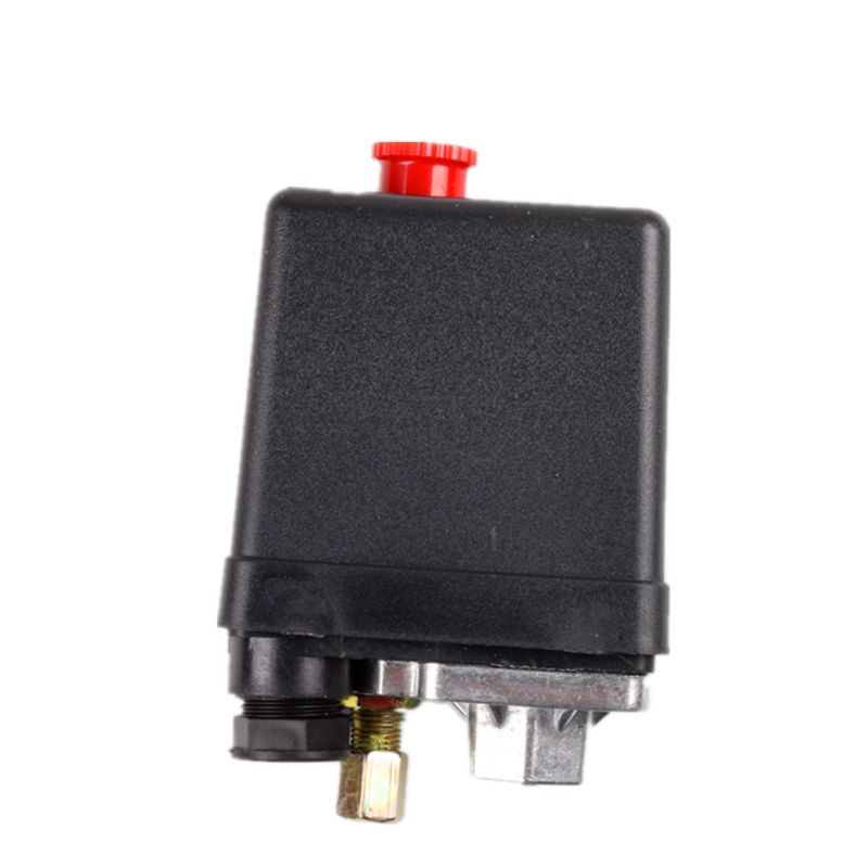 Vertical Single-Pass/Four-Way Air Compressor Adjustable Pressure Switch Control Valve Connector Replacement Spare Parts PSI R9JC: 1