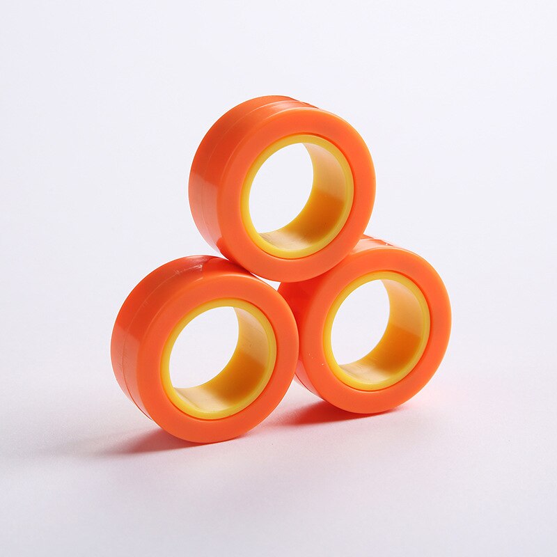 ZK22 Dekompression Spielzeug Roller Finger Ring Gyro Fingertip Gyro Magnetische Finger Gyro Magnetische Armband Ring Dekompression Artefakt: I