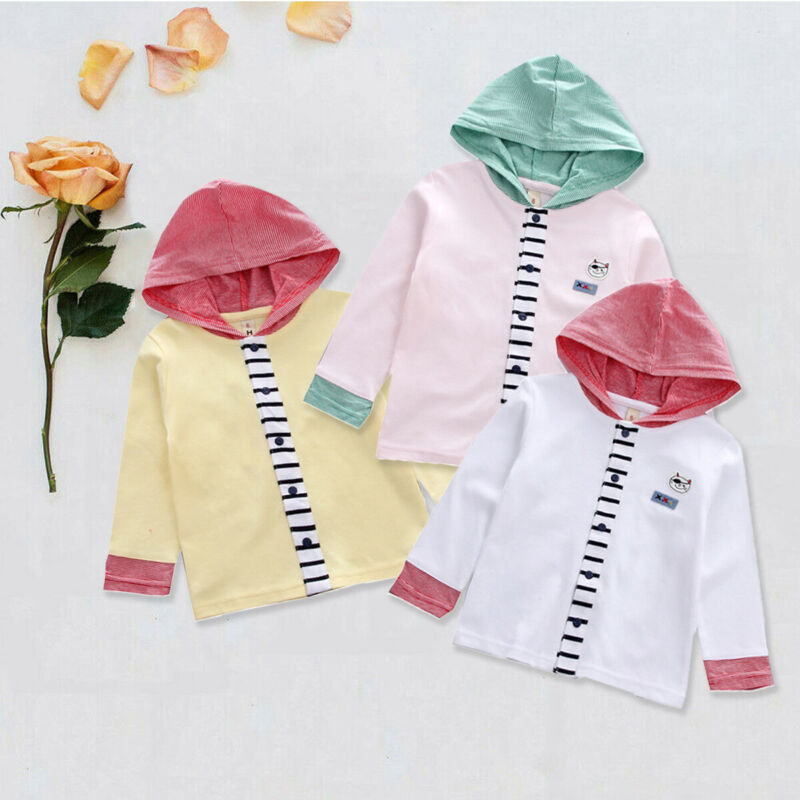 CANIS Herfst Peuter Baby Jongens Meisjes Kleding Met Lange Mouwen Patchwork Mode Toevallige Jas Knop Jas Outfit 0-3Y
