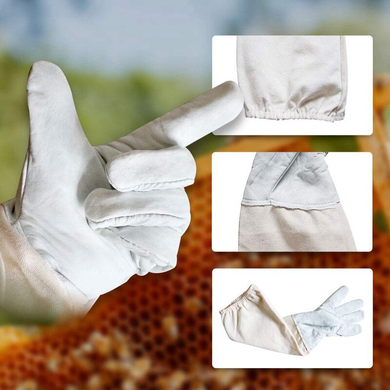 Bee Suit with Glove and Bee Hive Tool,Beekeeping Smock Protective Suit,Bee Suit Beekeeper Coveralls Jacket and Pants