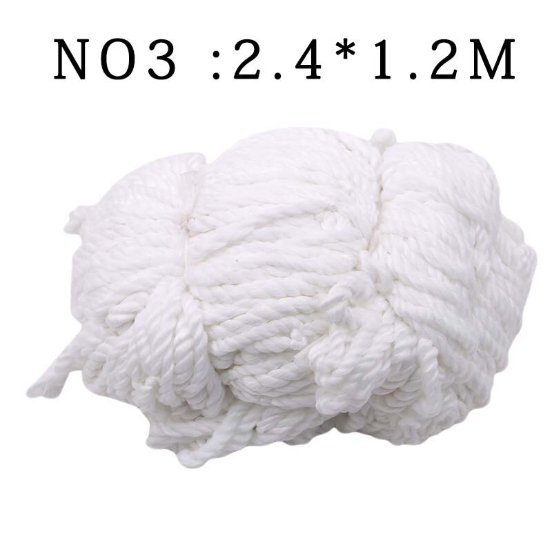 Full Size Voetbal Netto Voor Voetbal Doelpaal Junior Sport Training 1.8M X 1.2M 3M X 2M Netto Voetbal Voetbal Netto: 2.4mx1.2m