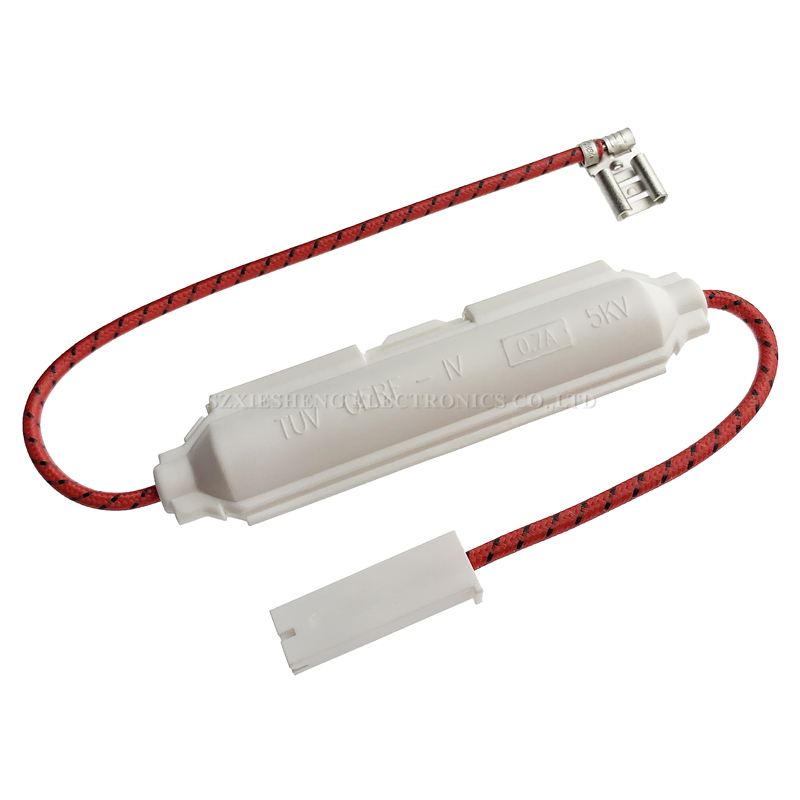 Horno microondas de 5KV, fusible de alto voltaje integrado, 0,65a, 0,7a, 0,75a, 0,8a, 0,85a, 0,9a, 700mA, 800mA, para horno microondas LG Midea Galanz: Oro