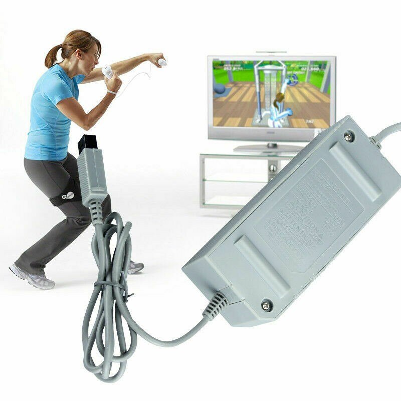 Chargeur adaptateur pour Console de jeu Nintendo Wii, contrôleur AC 100-240V 12V 3.7A, câble de chargement, prise US