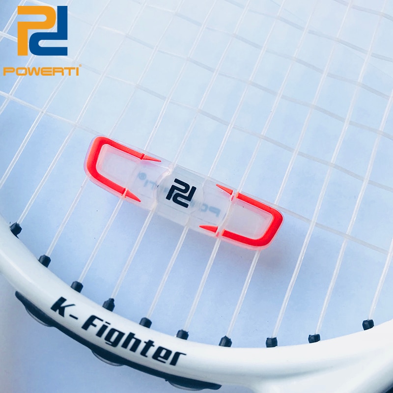 POWERTI 10pcs/lot PT Funny Tennis Vibration Dampeners Silicone Long Tennis Racket Dampeners Shock Dampeners