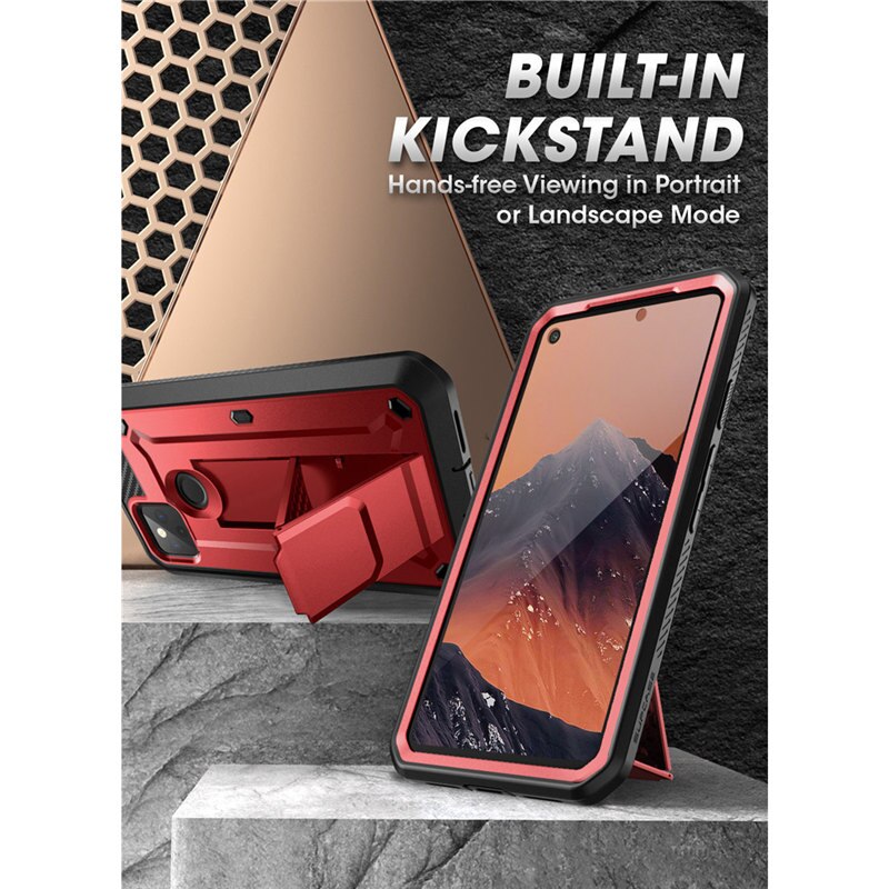 SUPCASE For Google Pixel 4A 5G Case ) UB Pro Full-Body Rugged Holster Case Protective Cover WITH Built-in Screen Protector