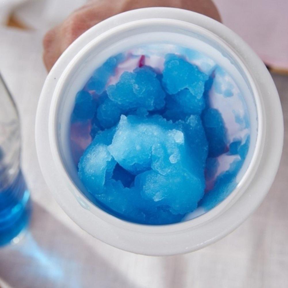 Quick-Frozen Squeeze Cup Slushy Maker Ice Cream Maker Slushy Cup With Bottle Cooling Maker Smoothie Supplies Squeeze Straw A3Y0