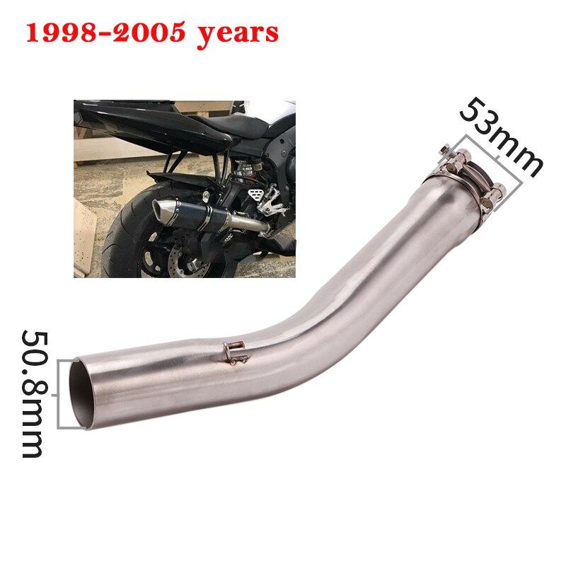 Voor Kawasaki ZX6R 1998 1999 2000 2001 2002 2003 2004 2005 2006 ZX9R 1998-2003 Motorfiets Uitlaatpijp Hanger Beugel Uitlaat (Kleur : 1