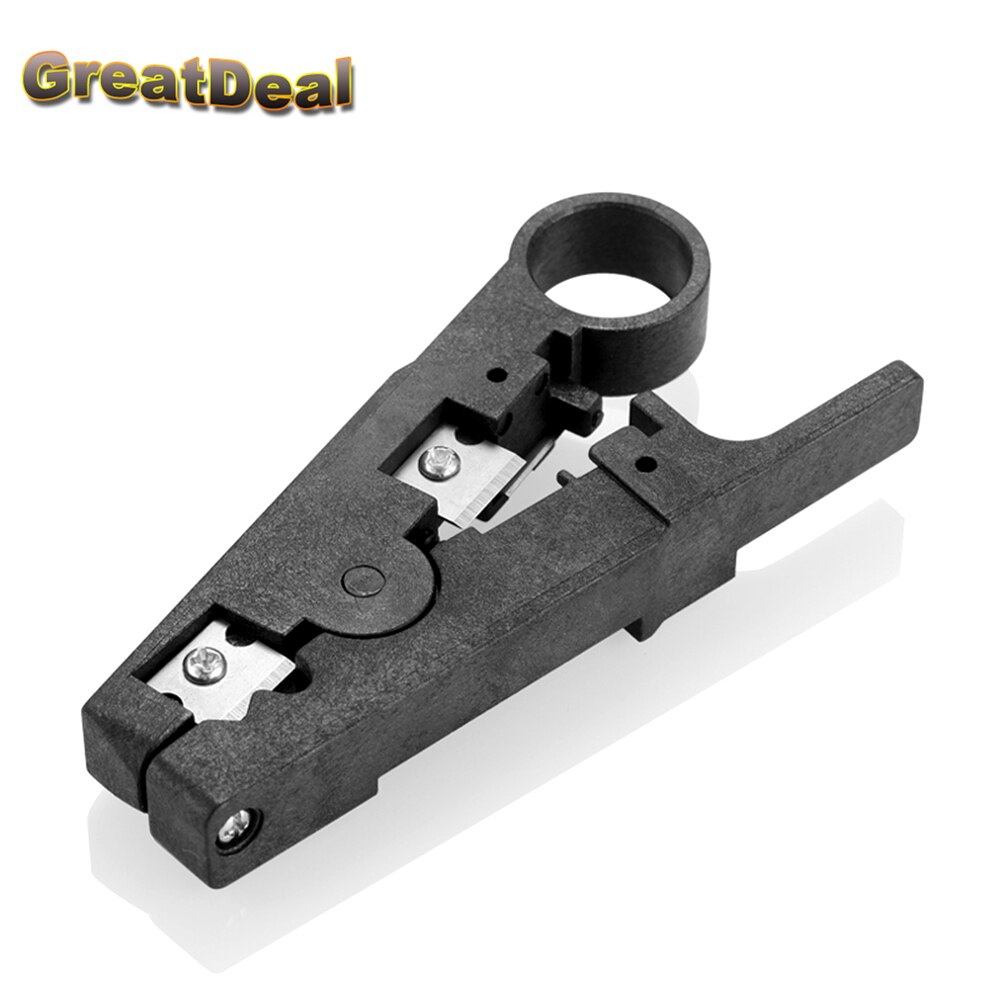 MultiFunction Cable Stripper Cutter RJ45 Stripper for UTP STP RJ45 Network Tools Black HY1503